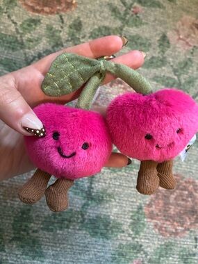 Jellycat amuseables cherry bag charm ♥️🍒 
NWOT